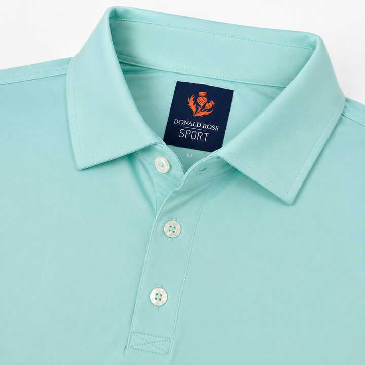 Donald Ross Mens Sport Fit DONNY Polo - Seaglass