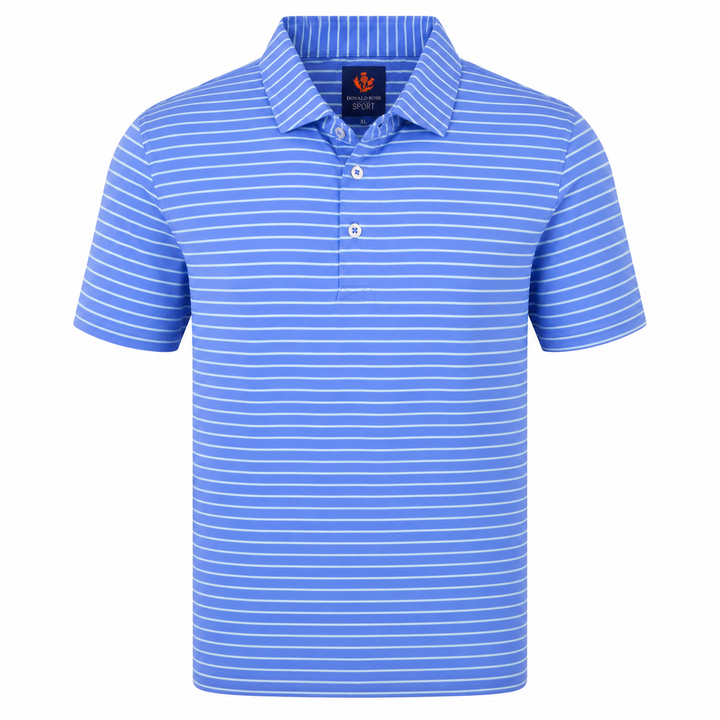 Donald Ross Mens Sport Fit RUBEN Polo - ULTRAMARINE SEAGLASS