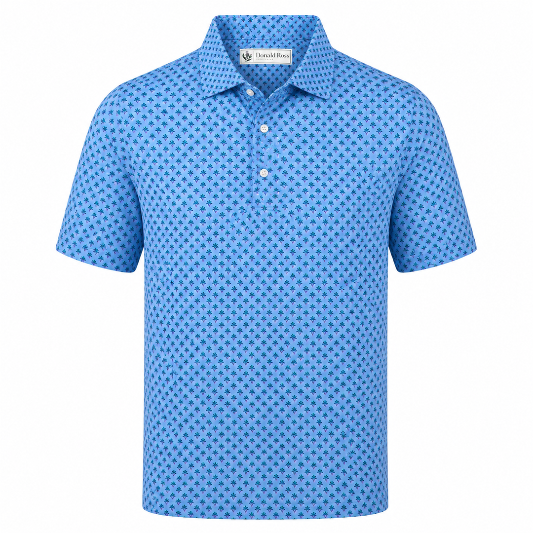 Donald Ross Mens Classic Fit Broadmoor Polo - CAPRI MULTI
