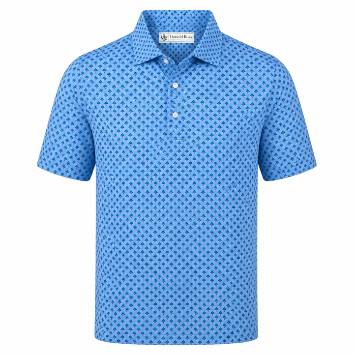 Donald Ross Mens Classic Fit Broadmoor Polo - CAPRI MULTI