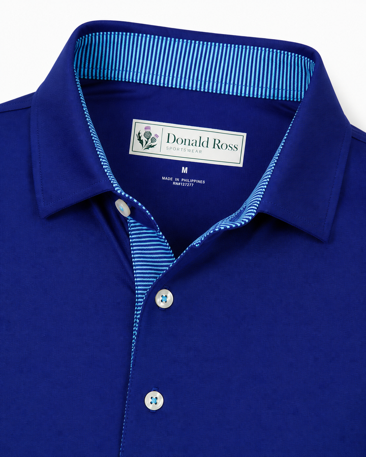 Donald Ross Mens Classic Fit SALEM Polo - NAVY