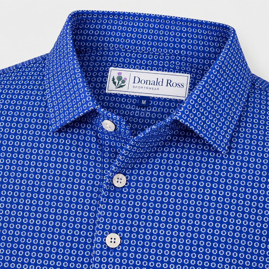 Donald Ross Mens Classic Fit DARTMOUTH Polo - NAVY