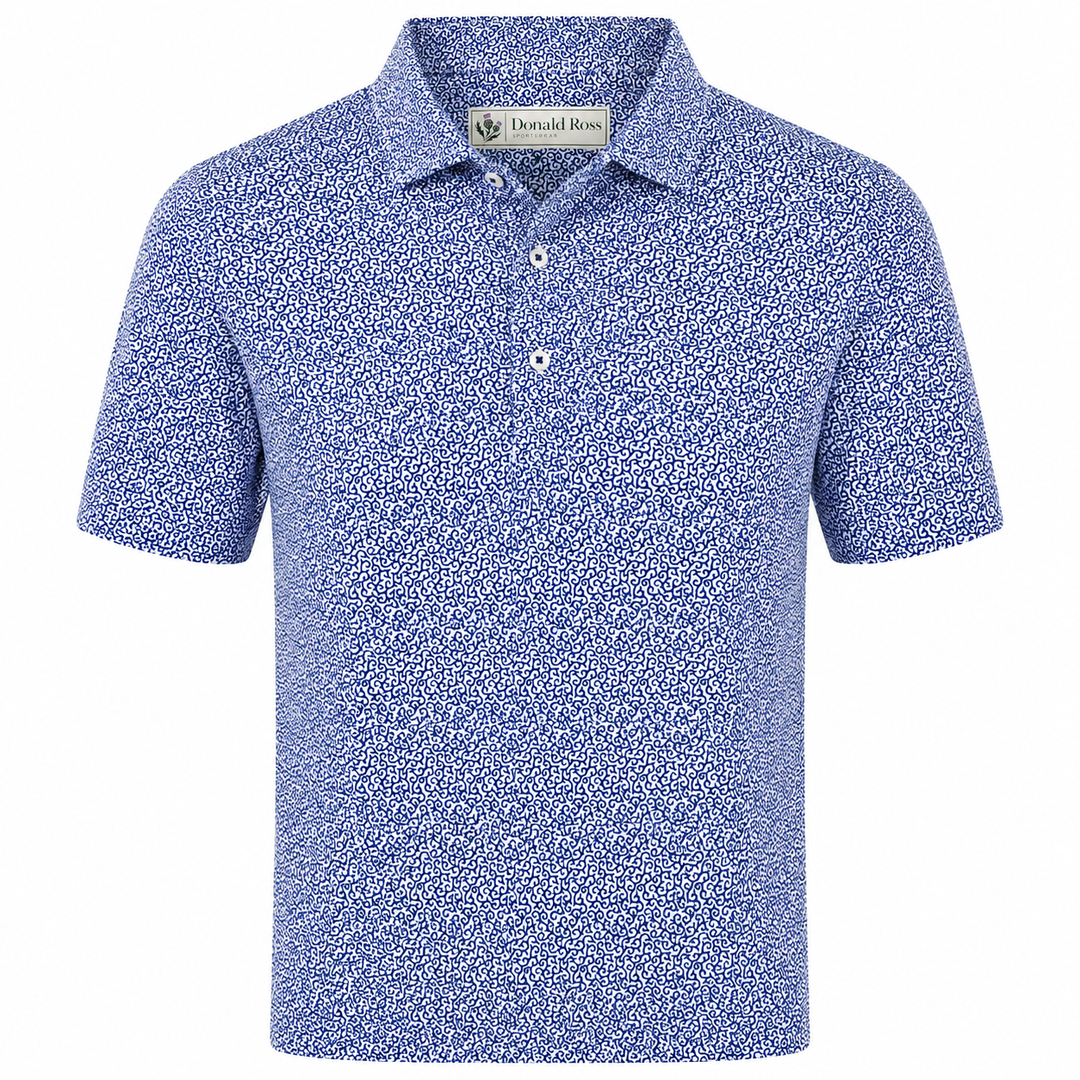 Donald Ross Mens Classic Fit HOLDEN Polo - NAVY