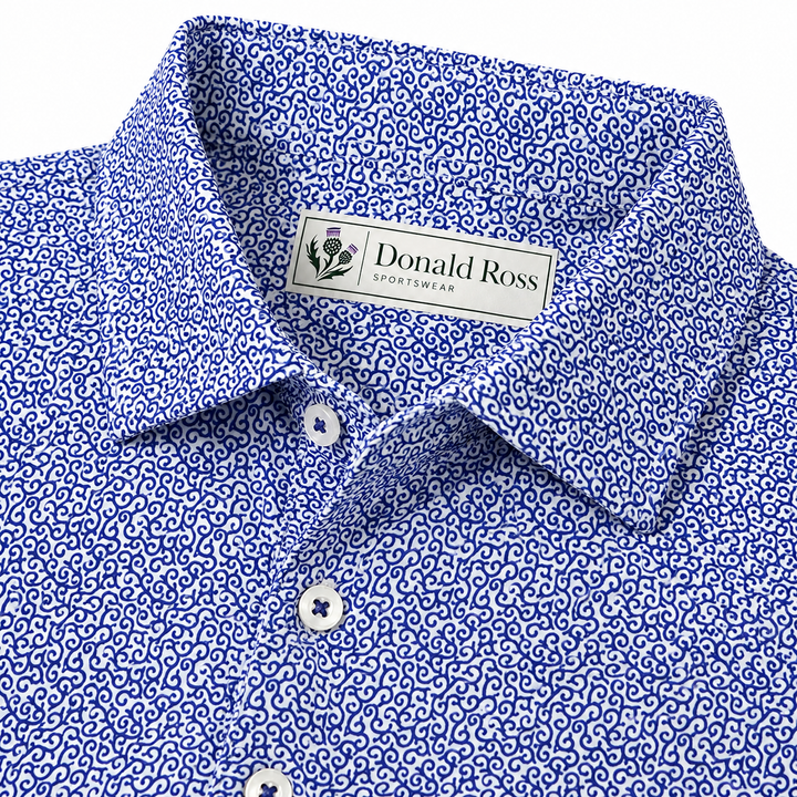 Donald Ross Mens Classic Fit HOLDEN Polo - NAVY