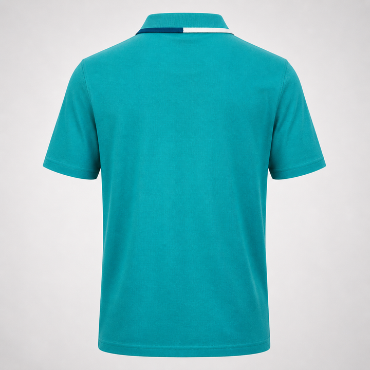 G/FORE MEN'S LTD EDITION LUX MADE IN TURKEY 100% COTTON POLO - EMERALD