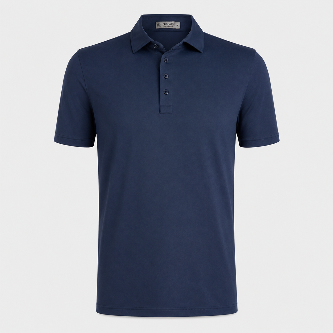 G/FORE MEN'S ESSENTIAL PIQUE POLO - TWILIGHT