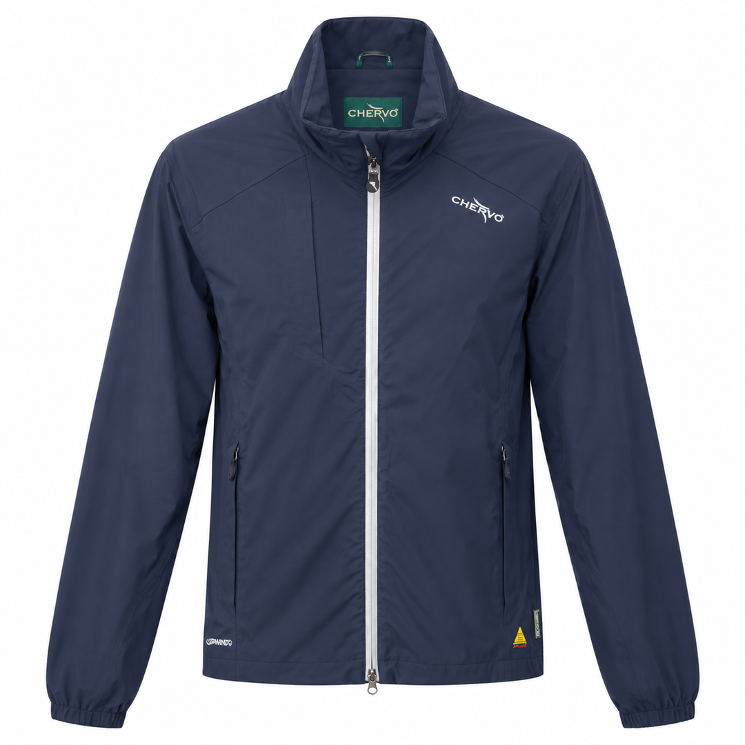 Chervò Men's MASTERPIECE Aqua-Block Waterproof Golf Jacket - NAVY