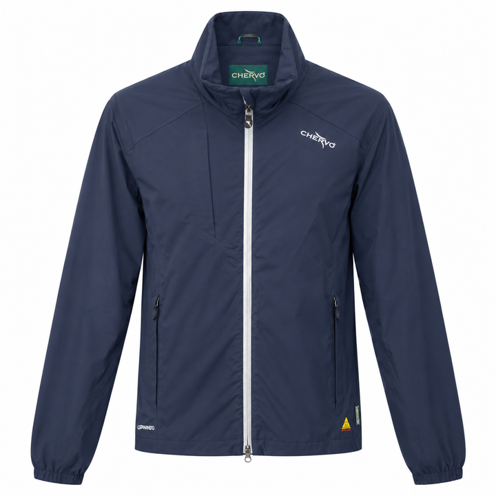 Chervò Men's MASTERPIECE Aqua-Block Waterproof Golf Jacket - NAVY