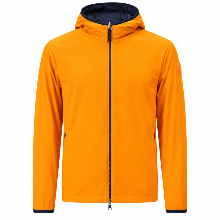 Chervò Men's MIERCOLES Hooded Windbreaker – ORANGE