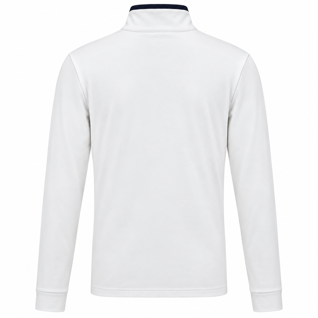 Chervo Men's TOKER Pro-Therm®  1/4 Zip Mid Layer  - WHITE