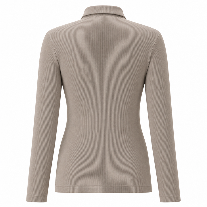 Chervo Women's AVENE Pro-Therm® Long Sleeve Polo - BEIGE