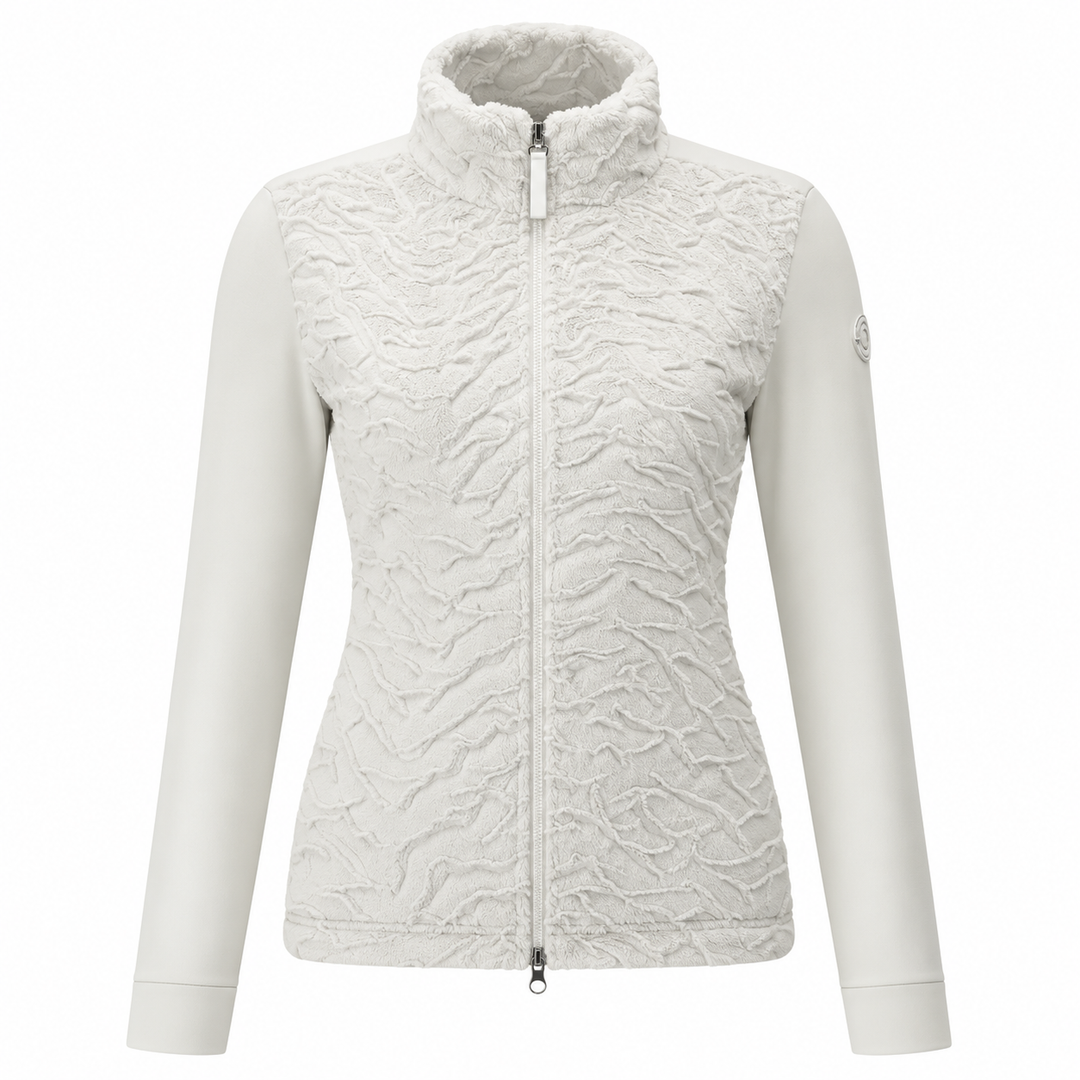 Chervò Women's  PIECE PRO-THERM® Faux Fur Golf Jacket - IVORY
