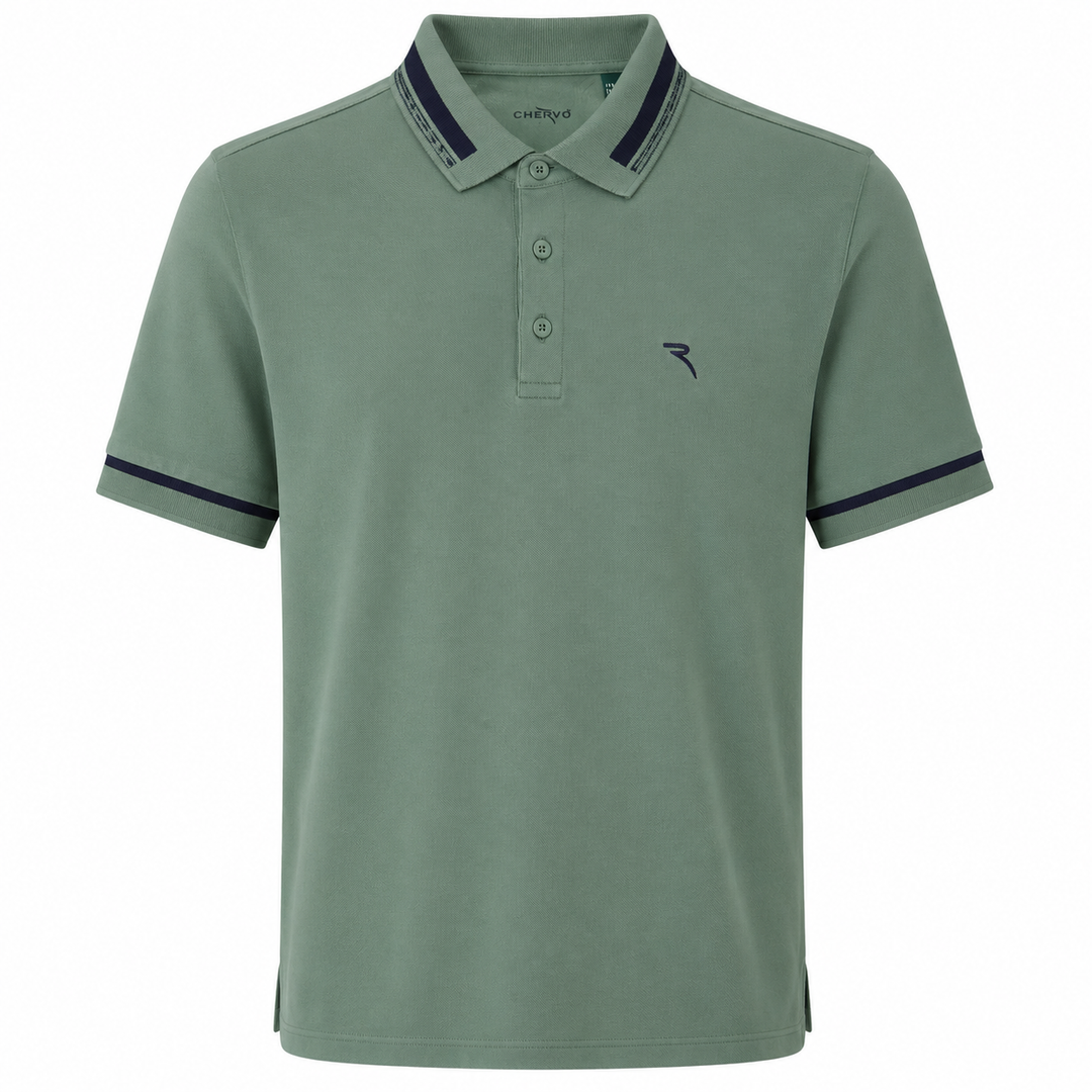 Chervo Men's ALLOW Pique Polo - OLIVE