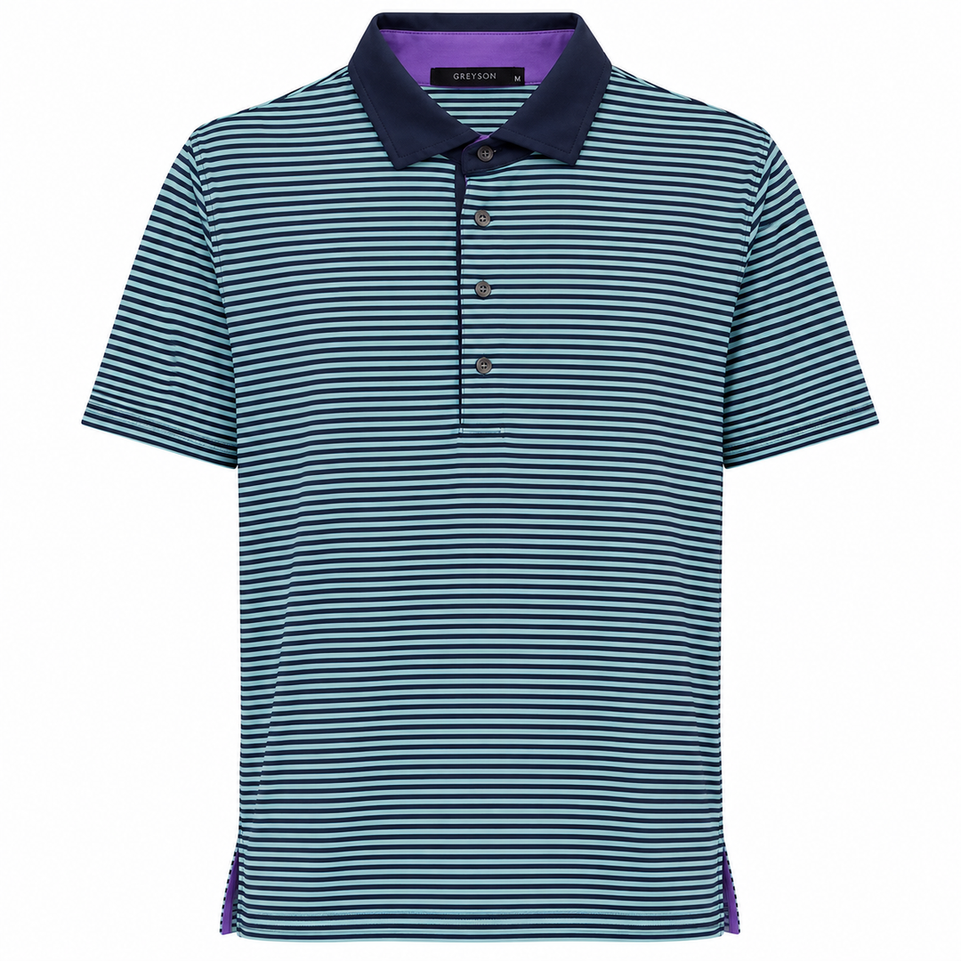 Greyson Men's CHOCTAW Stripe Polo - MALTESE JASPER