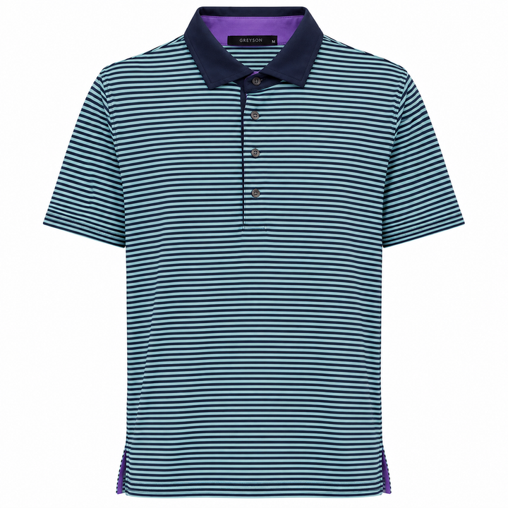 Greyson Men's CHOCTAW Stripe Polo - MALTESE JASPER