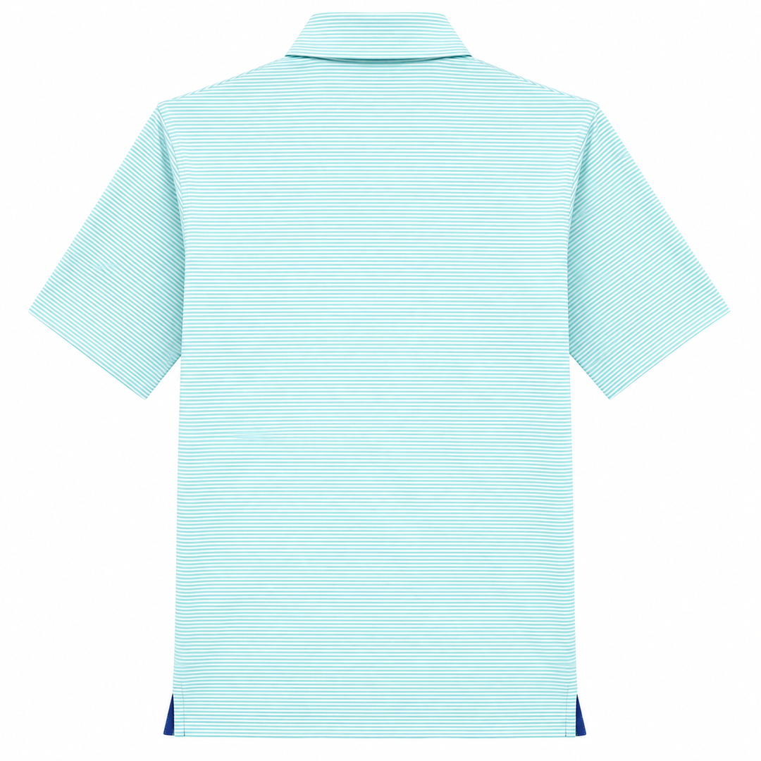 Greyson Men's SARANAC Stripe Polo - ARCTIC JASPER