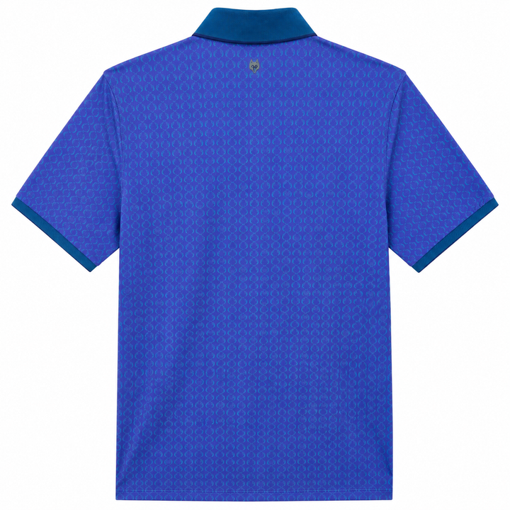 Greyson Men's PISTOLS Printed Polo - MARTIN EMERALD