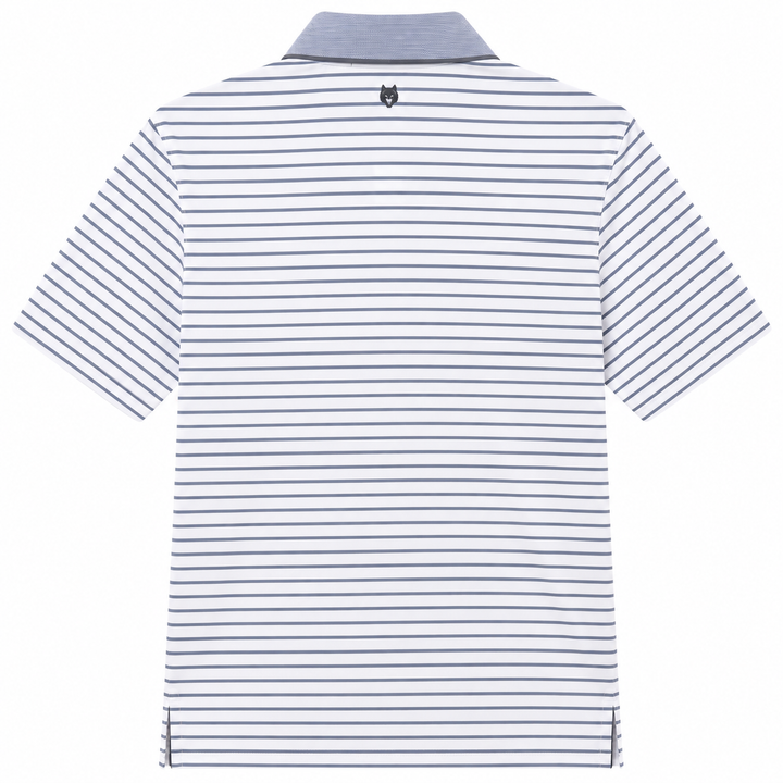 Greyson Men's CROW Stripe Polo - ARCTIC SPARROW