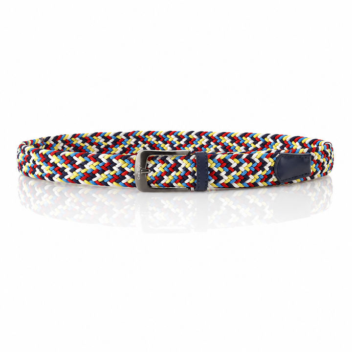 Chervo Men's BUNS Braided Stretch Belt - MULTICOLOR