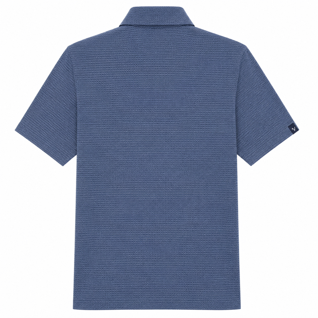Chervo Men's ALVEIO Geometric Print  Polo - NAVY /BLUE