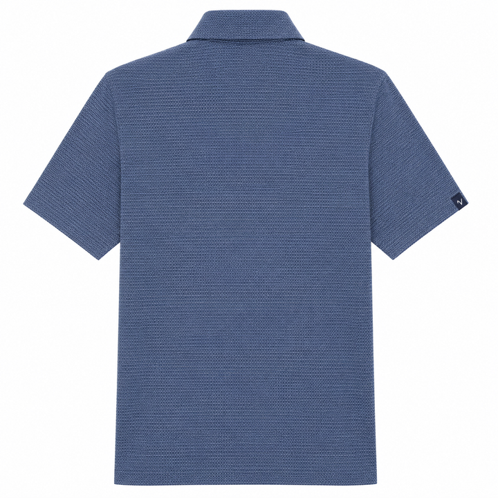 Chervo Men's ALVEIO Geometric Print  Polo - NAVY /BLUE