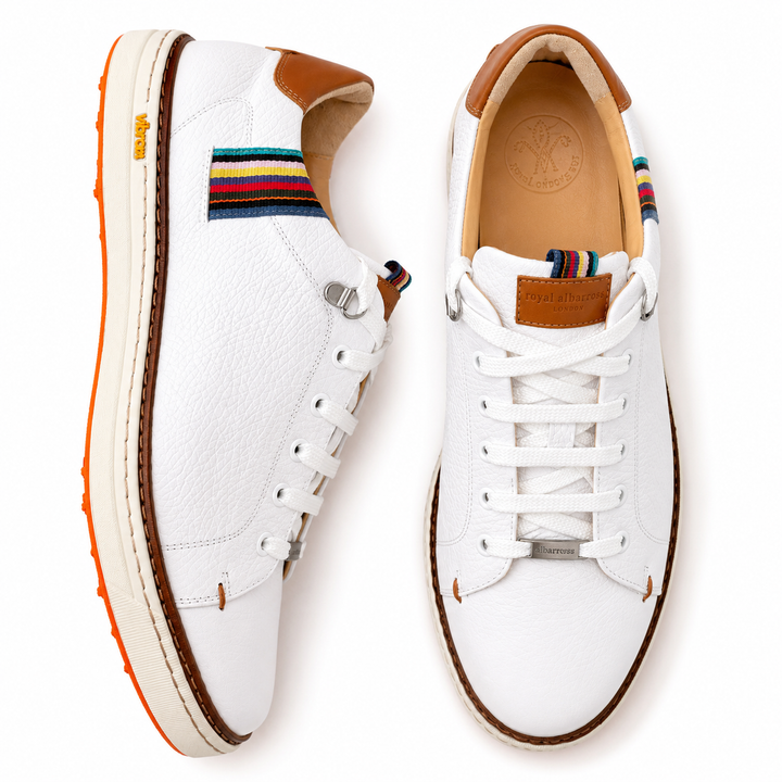 ROYAL ALBATROSS Men's SAXON Golf Shoe - WHITE