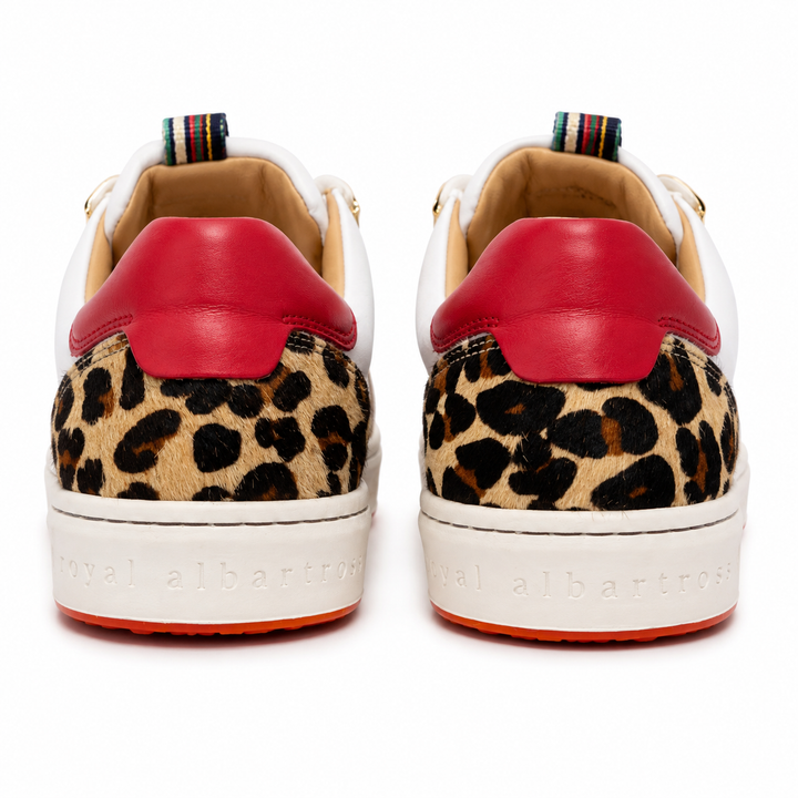 ROYAL ALBATROSS Women's THE FIELDFOX - WHITE/ BLACK / LEOPARD