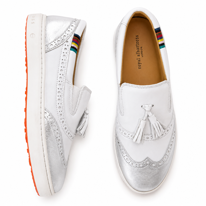 ROYAL ALBATROSS Women's THE GRACE Golf Shoe - SILVER