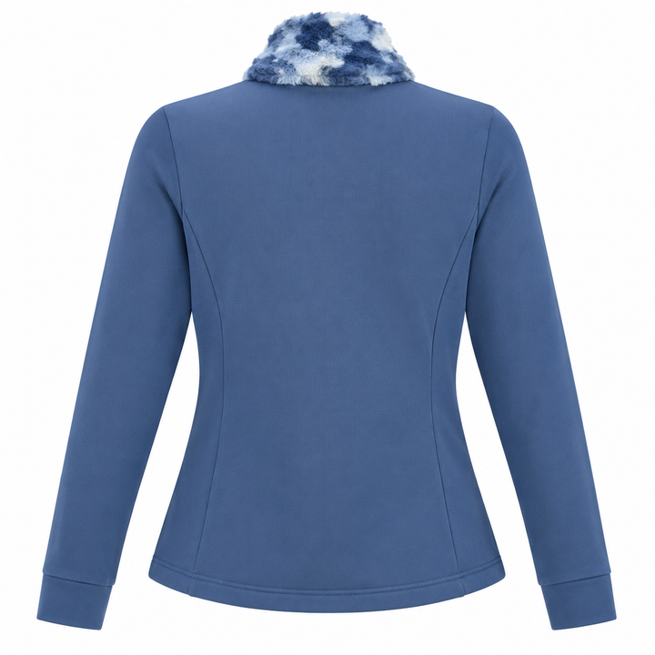 Chervò Women's  PIECE PRO-THERM® Faux Fur Golf Jacket - LIGHT BLUE