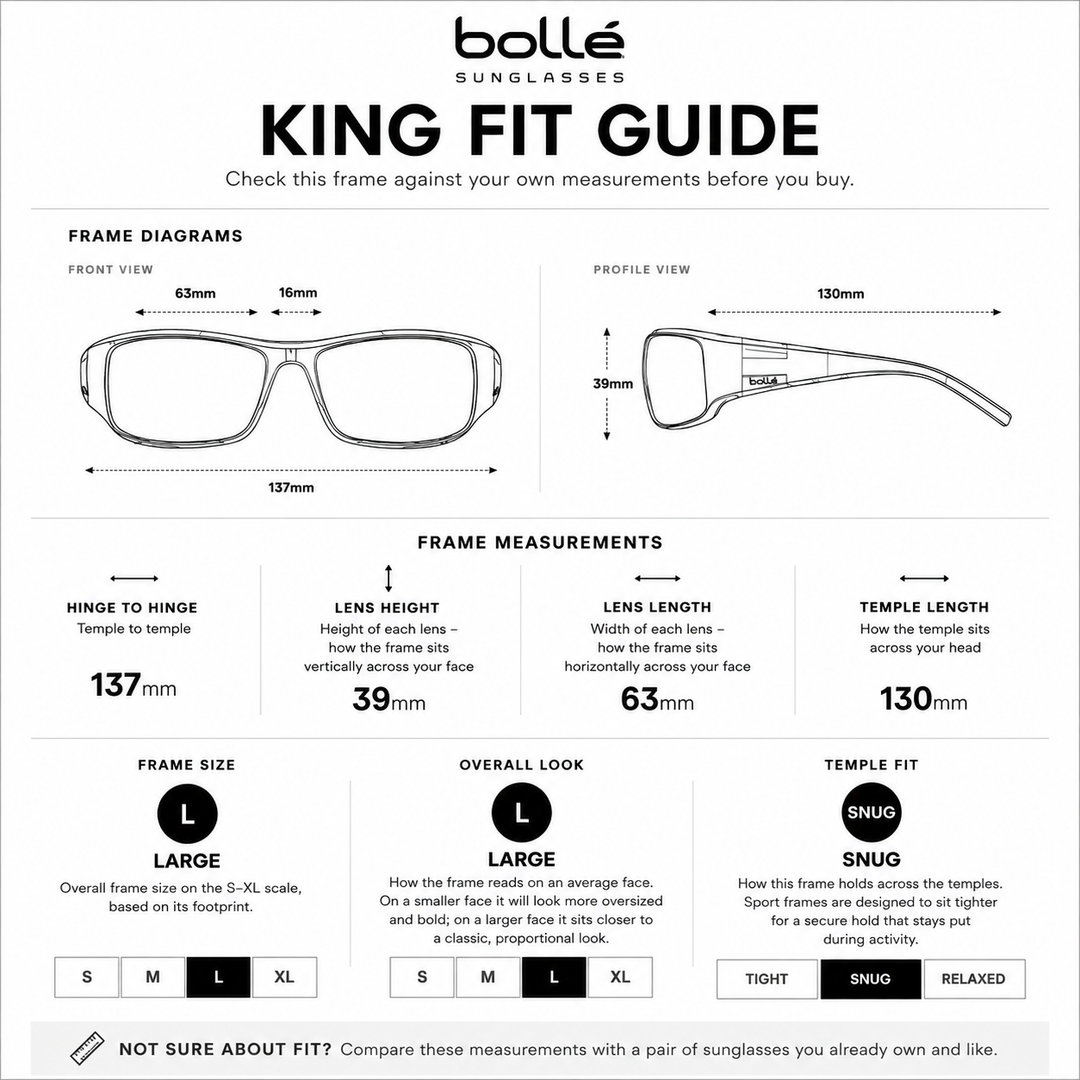 Bolle KING Polarized Sunglasses - Trail Forest