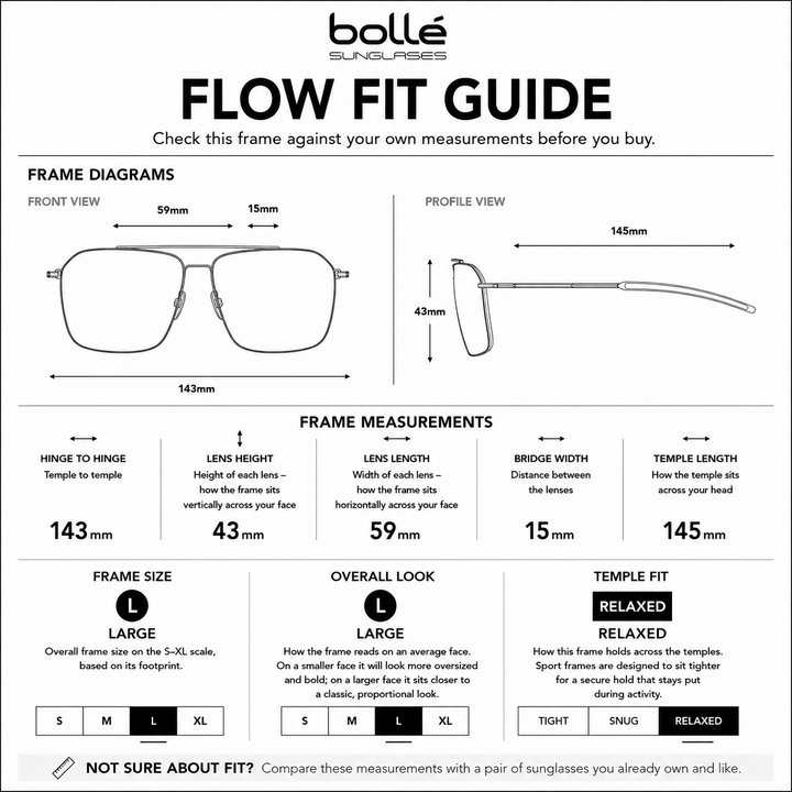Bolle FLOW  Sunglasses - GUN MATTE