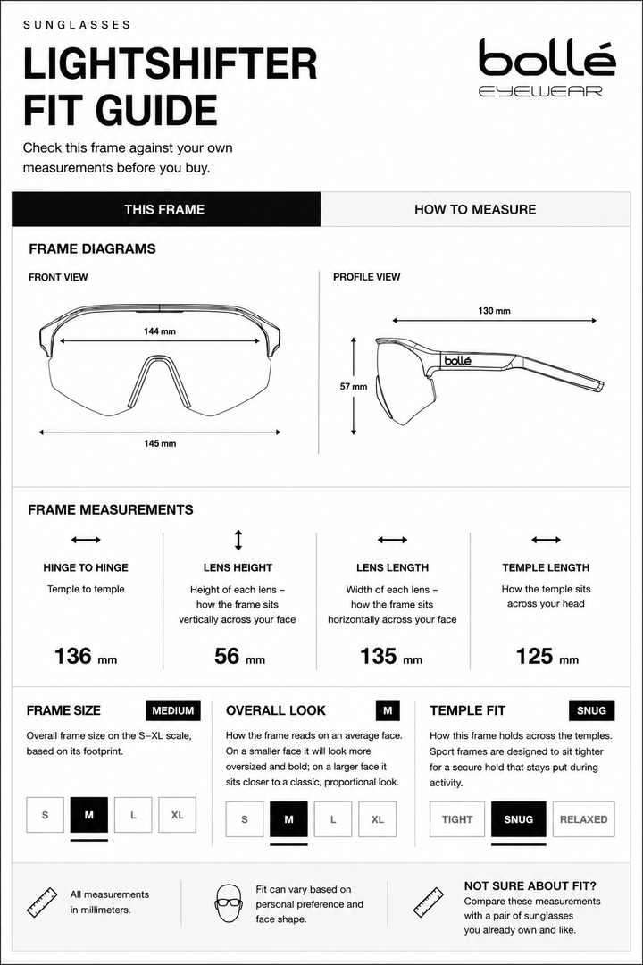 Bolle LIGHTSHIFTER Sunglasses - MATTE BLACK / BLUE