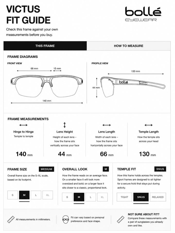 Bolle VICTUS Sunglasses - STORM GREY FROST