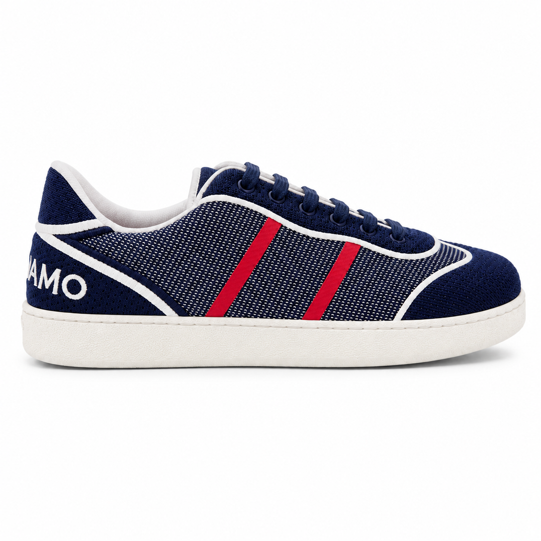 Ferragamo Men’s Dedalo Tech Fabric Sneakers - LONDON MIDNIGHT