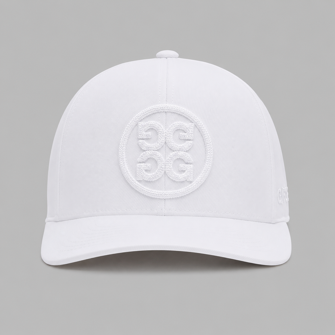G/FORE MEN'S CIRCLE G'S STRETCH TWILL HAT - SNOW