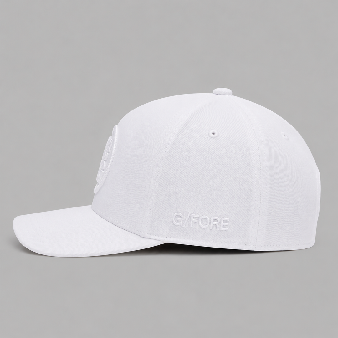 G/FORE MEN'S CIRCLE G'S STRETCH TWILL HAT - SNOW