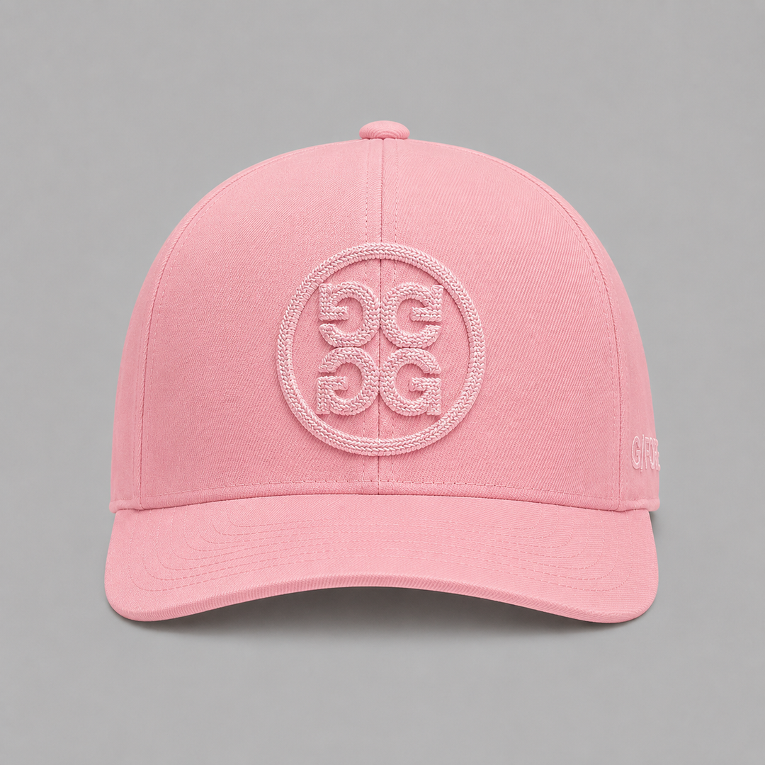 G/FORE MEN'S CIRCLE G'S STRETCH TWILL HAT - KNOCKOUT PINK