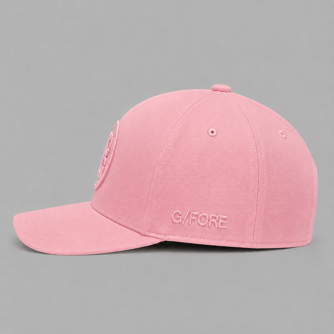 G/FORE MEN'S CIRCLE G'S STRETCH TWILL HAT - KNOCKOUT PINK