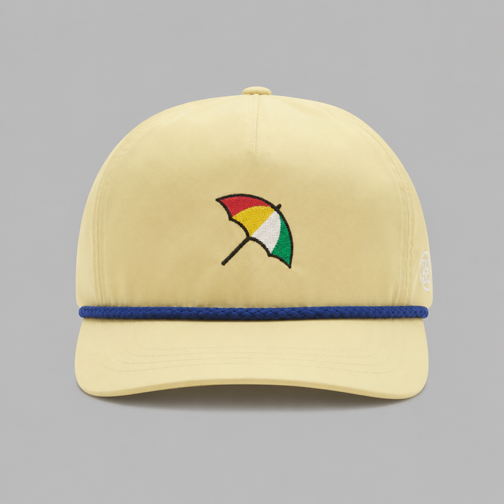 G/FORE x Arnold Palmer Men's Unstructured Rope Hat - PALE YELLOW