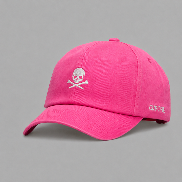 G/FORE MEN'S MINI SKULL & TEES LOW PROFILE HAT - KNOCKOUT PINK