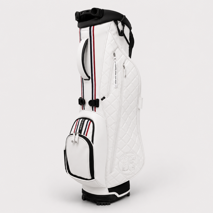 VESSEL G/FORE LTD EDITION DAYTONA QUILTED STAND GOLF BAG - SNOW