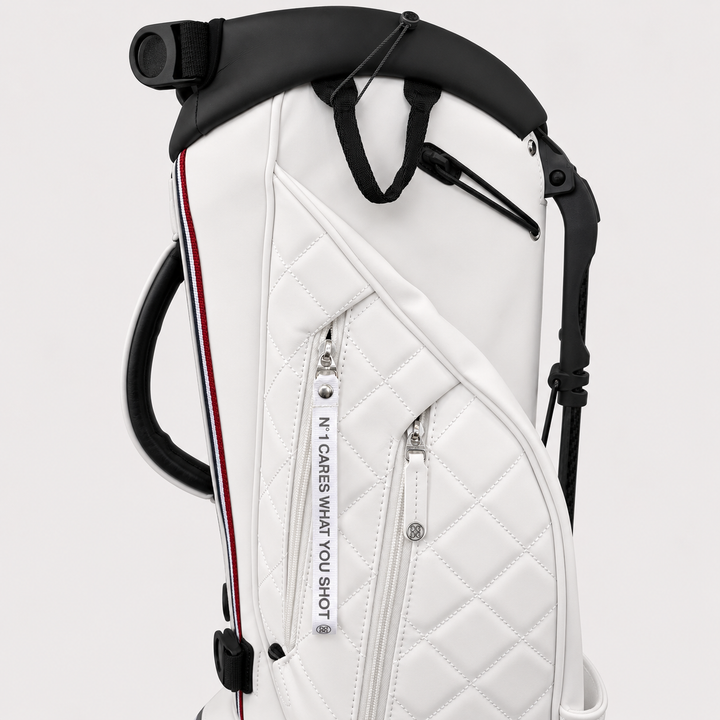 VESSEL G/FORE LTD EDITION DAYTONA QUILTED STAND GOLF BAG - SNOW