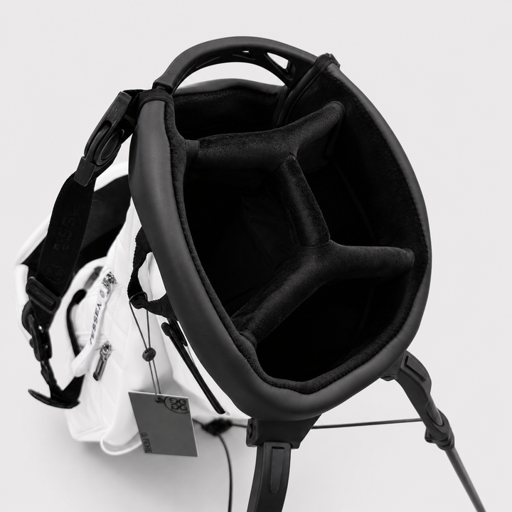 VESSEL G/FORE LTD EDITION DAYTONA QUILTED STAND GOLF BAG - SNOW
