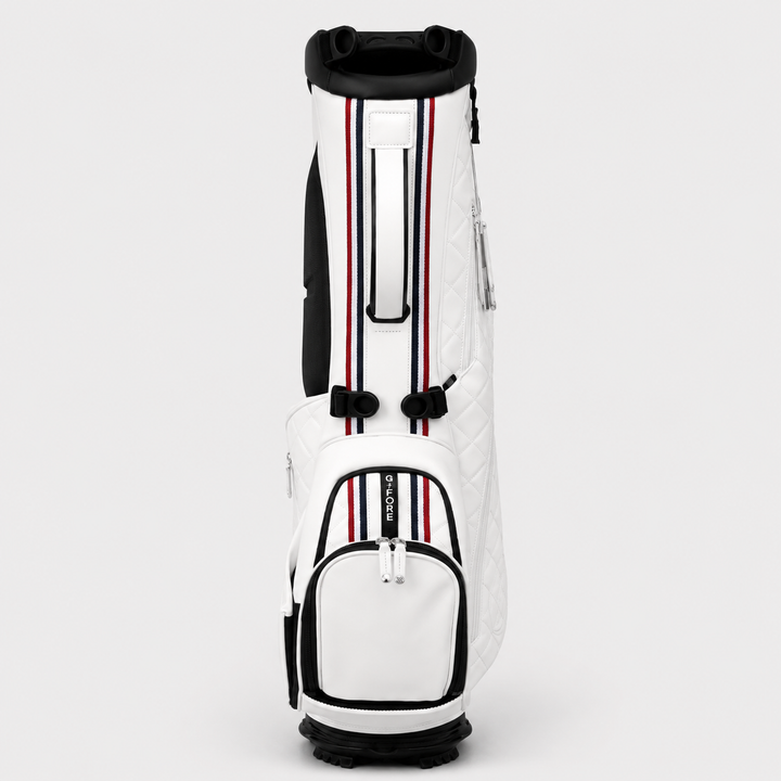 VESSEL G/FORE LTD EDITION DAYTONA QUILTED STAND GOLF BAG - SNOW