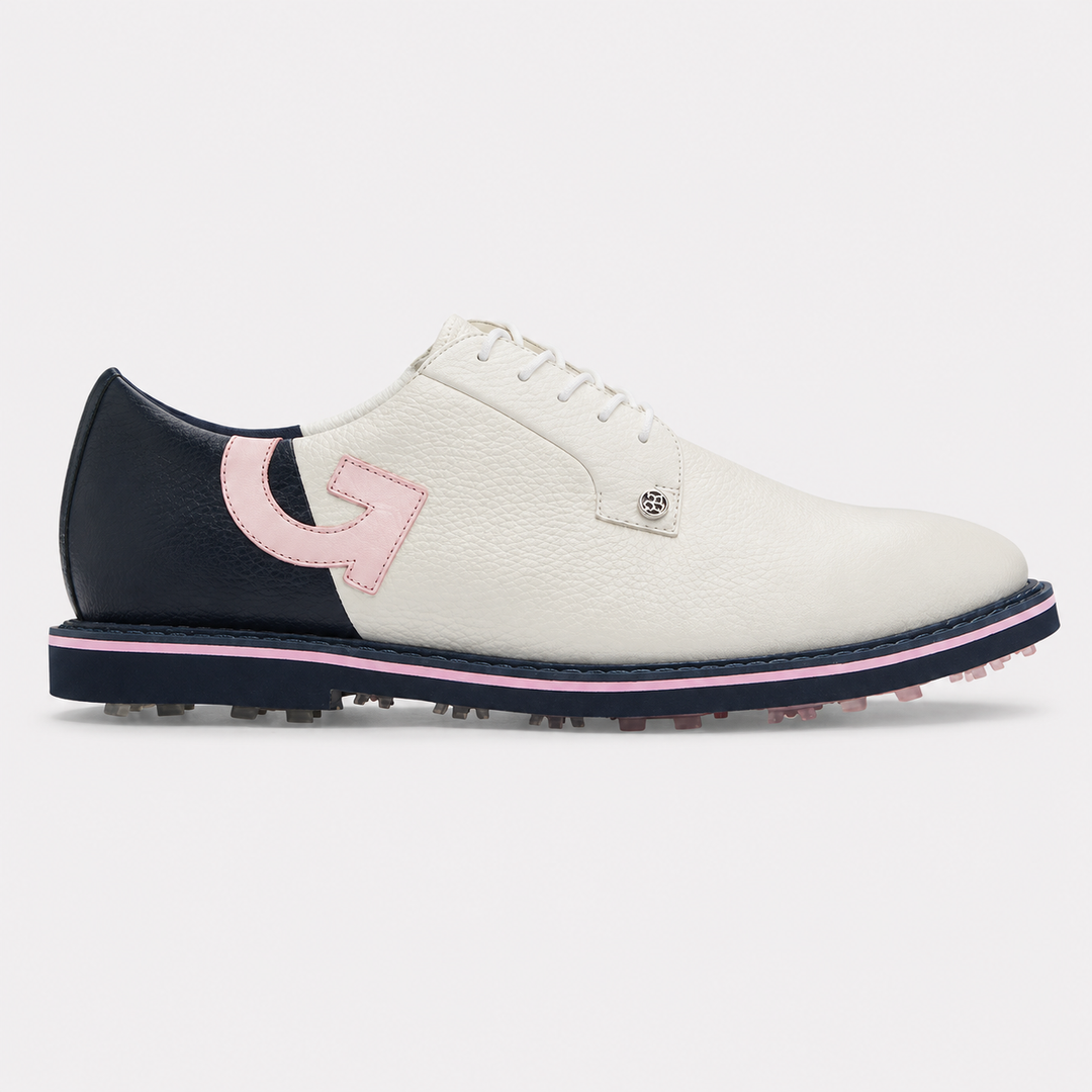 G/FORE MEN'S LTD EDITION QUARTER 'G' GALLIVANTER GOLF SHOE - SNOW/TWILIGHT