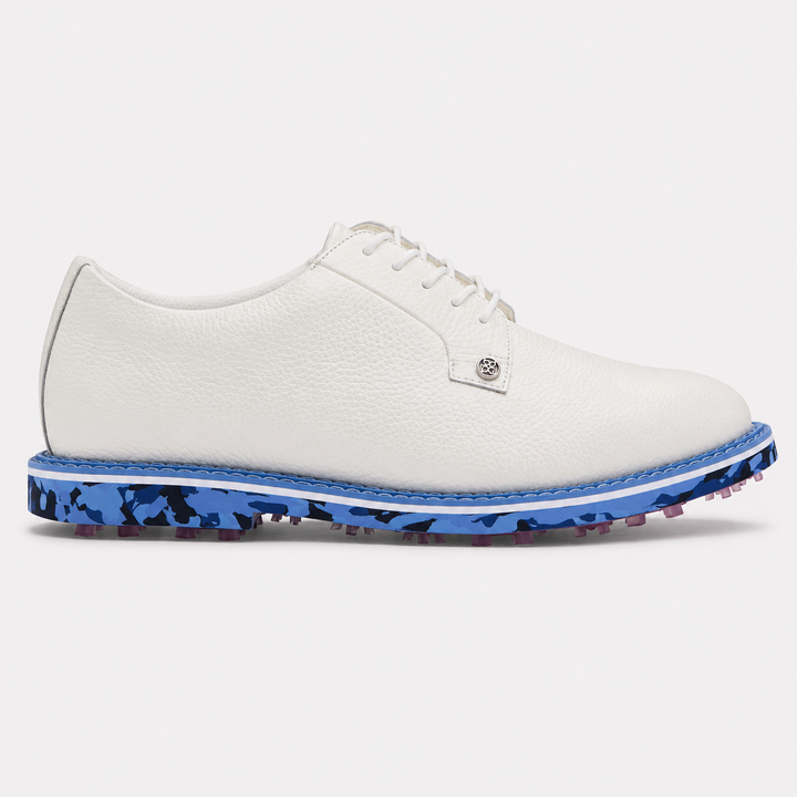 G/FORE MEN'S LTD EDITION CAMO GALLIVANTER GOLF SHOE - SNOW / BLUEPRINT