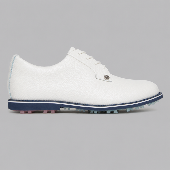 G/FORE WOMEN'S GALLIVANTER PEBBLE LEATHER GOLF SHOE - SNOW