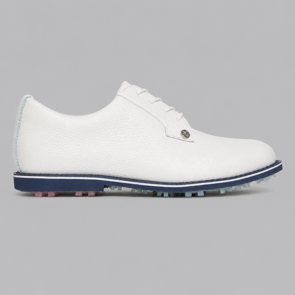 G/FORE WOMEN'S GALLIVANTER PEBBLE LEATHER GOLF SHOE - SNOW