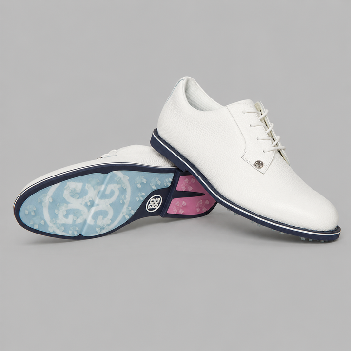 G/FORE WOMEN'S GALLIVANTER PEBBLE LEATHER GOLF SHOE - SNOW
