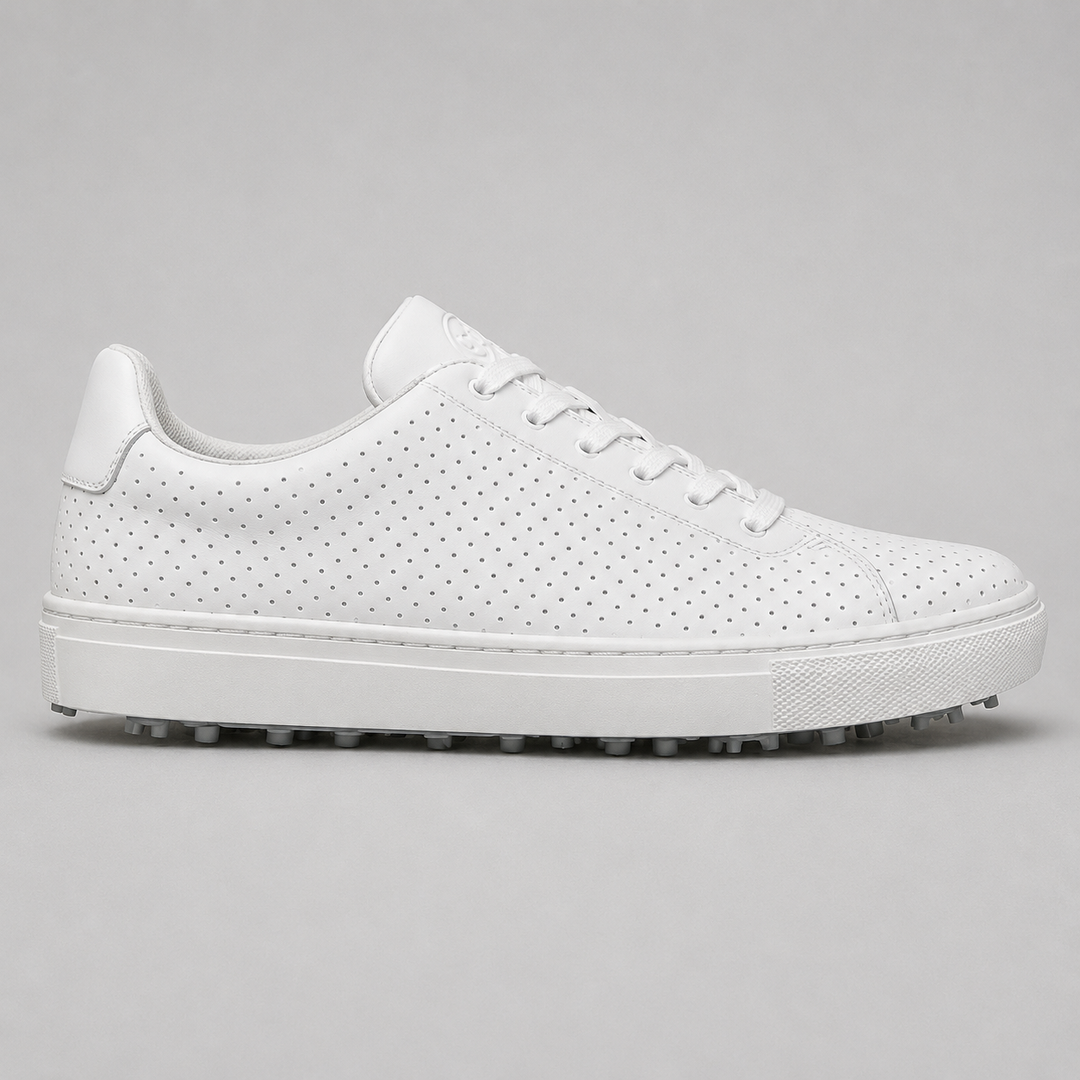 G/FORE WOMEN'S DURF PERFORATED LEATHER GOLF SHOE - SNOW